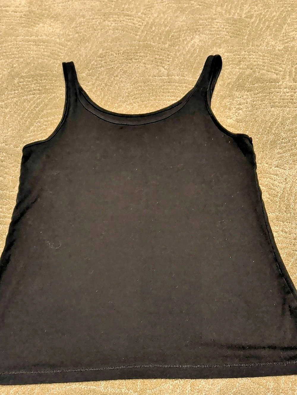 A new day Basic Black Tank Top Black XL